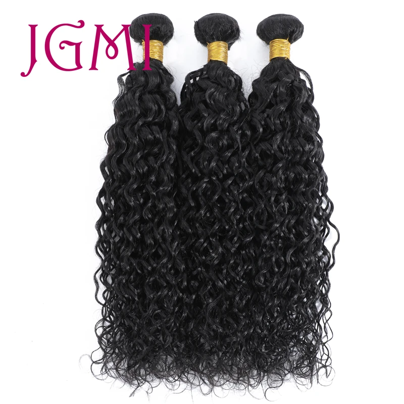 Фото JGMI бразильский Remy пряди натуральные кудрявые пучки волос - купить