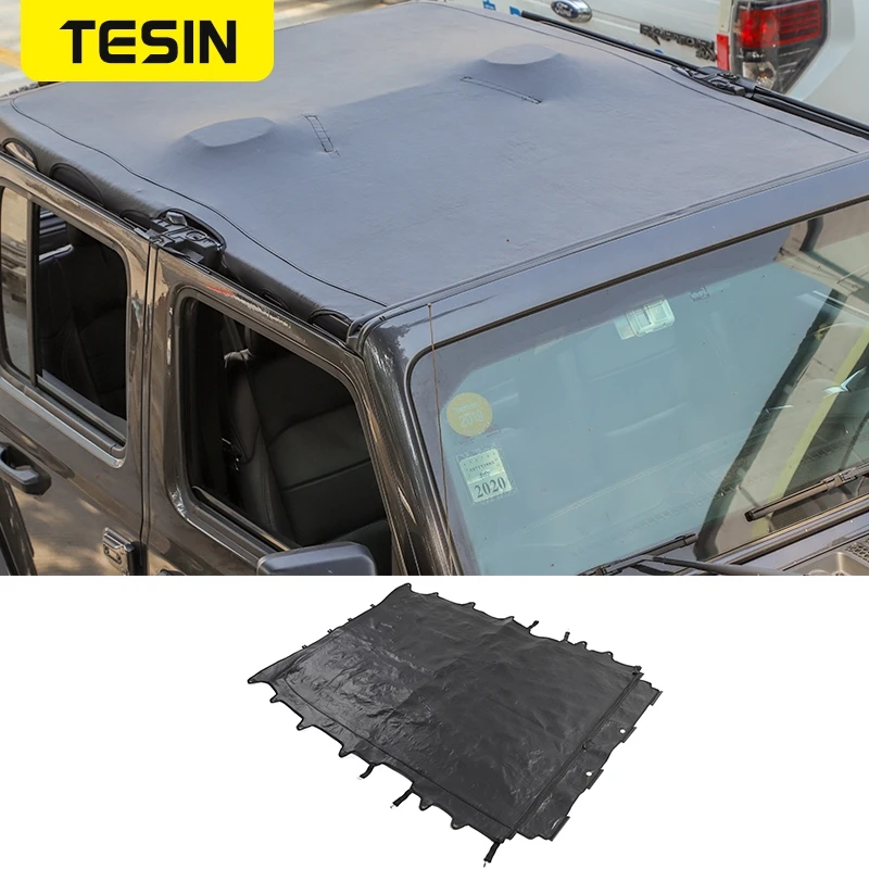 Car Cover 4 Door Leather Soft Roof Top Full Length Cover Sunshade Accessories for Jeep Wrangler JL 2018 2019 2020 Car Goods
Car Cover 4 Door Leather Soft Roof Top Full Length Cover Sunshade Accessories for Jeep Wrangler JL 2018 2019 2020 Car Goods