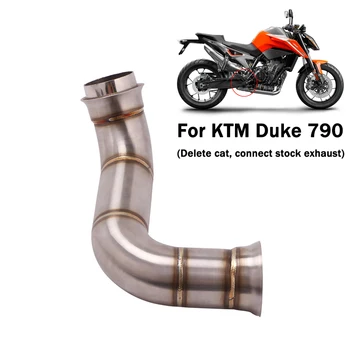 Motorcycle Replace Catalyst Converter Middle Link Pipe Exhaust System Connecting Tube Stainless Steel Slip On For KTM Duke 790
Motorcycle Replace Catalyst Converter Middle Link Pipe Exhaust System Connecting Tube Stainless Steel Slip On For KTM Duke 790