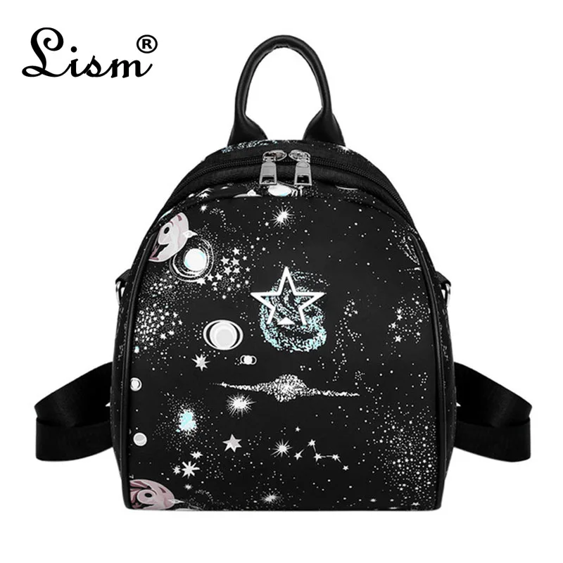 Waterproof Star Print Fashion Ms. Backpack Mini Multifunctional Backpack Ms. 2019 New Black Oxford Cloth
Waterproof Star Print Fashion Ms. Backpack Mini Multifunctional Backpack Ms. 2019 New Black Oxford Cloth