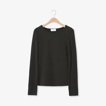 2020 Women's Cotton Round Neck Long Sleeve T-Shirt Solid Color Bottoming Shirt New 
2020 Women's Cotton Round Neck Long Sleeve T-Shirt Solid Color Bottoming Shirt New