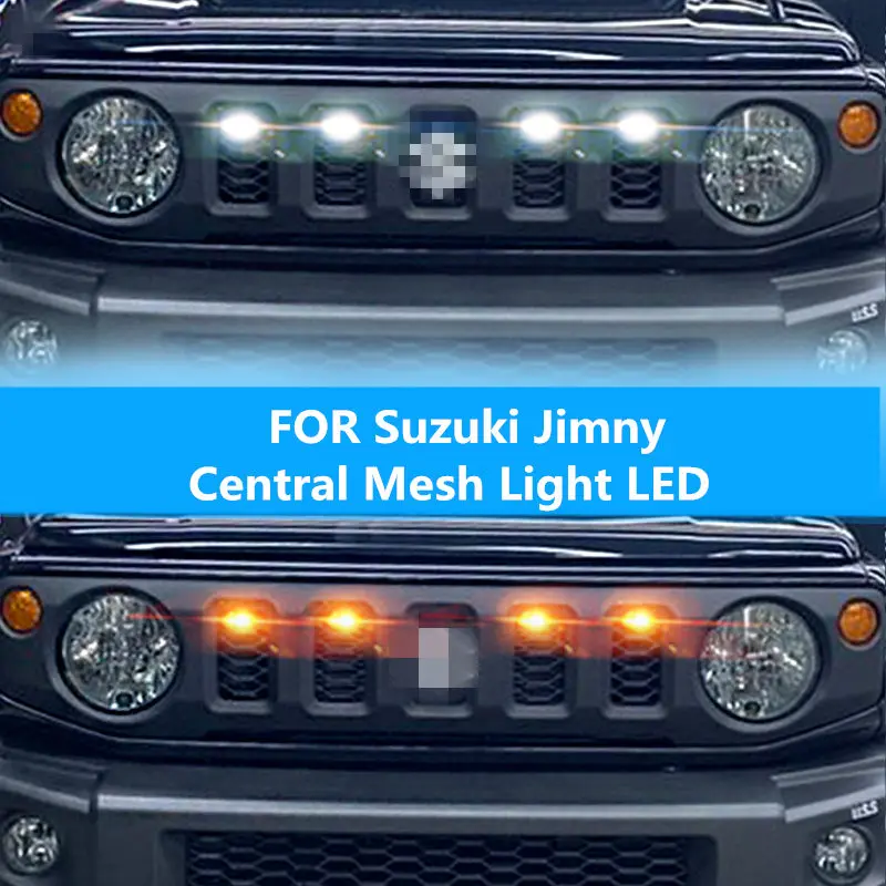 FOR Suzuki Jimny Mid-grid Light LED Daytime Decoration Display Wide Warning Smog Light Jimny Car Light Modification
FOR Suzuki Jimny Mid-grid Light LED Daytime Decoration Display Wide Warning Smog Light Jimny Car Light Modification