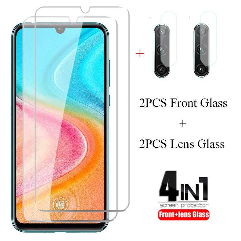 

4-in-1 Tempered Glass on For Huawei Honor 20 Pro 20 Lite 20I Screen Protectors Camera Lens Protective Glass 20Pro 20lite I S 20s