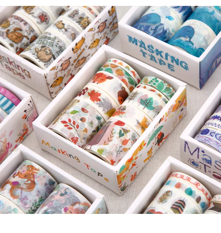 10 X Animals Leaves Beautiful Flowers Bullet Journal Washi Tape Set Adhesive Tape DIY Scrapbooking Sticker Label Masking tapes
10 X Animals Leaves Beautiful Flowers Bullet Journal Washi Tape Set Adhesive Tape DIY Scrapbooking Sticker Label Masking tapes