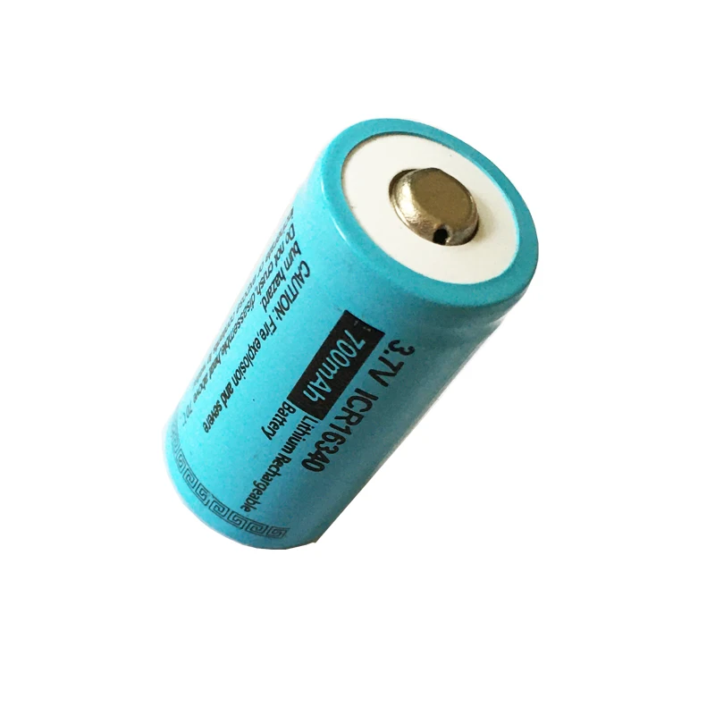 

2pcs PKCELL CR123A 16340 700mAh 3.7V ICR16340 Li-ion Rechargeable Battery Batteries For Flashlights