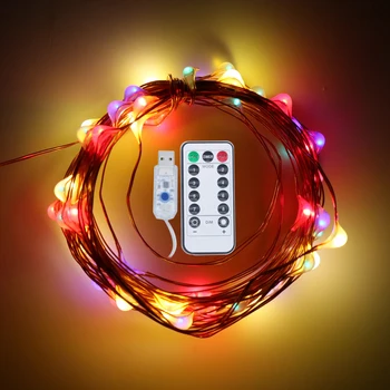 USB 10M 100 LED String Light 8 Modes Remote control Copper Wire Christmas Fairy Light for Holiday Wedding Party decoration Light
USB 10M 100 LED String Light 8 Modes Remote control Copper Wire Christmas Fairy Light for Holiday Wedding Party decoration Light