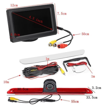 4.3 inch TFT LED Monitor + Reversing Backup Rear View Camera for Mercedes-Benz for Sprinter for Crafter 2006-2017
4.3 inch TFT LED Monitor + Reversing Backup Rear View Camera for Mercedes-Benz for Sprinter for Crafter 2006-2017