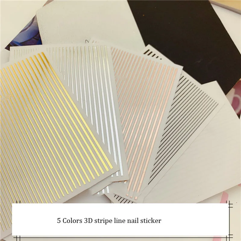 1pc 10 Style U pick Nail Sticker Curve Stripe Lines Nails Stickers Adhesive 3D Nail Sticker Multi-size Wave Strip Nail Stickers
1pc 10 Style U pick Nail Sticker Curve Stripe Lines Nails Stickers Adhesive 3D Nail Sticker Multi-size Wave Strip Nail Stickers