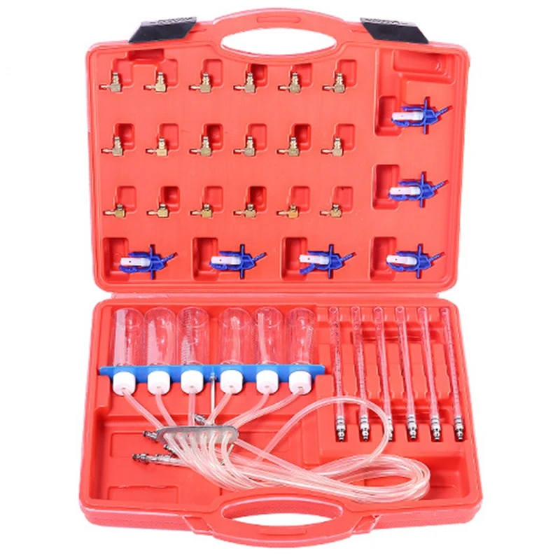 Injector Fuel Flow Common Rail Diagnostic Detect Test Meter Tool for Bosch Siemens Denso Delphi Injectors Adaptor AT2003
Injector Fuel Flow Common Rail Diagnostic Detect Test Meter Tool for Bosch Siemens Denso Delphi Injectors Adaptor AT2003
