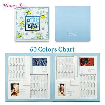 Pro 60 Colors Bule Yellow Daisy Pattern Card Book Chart for Oval Flat Tips Design for Nail Salon Nail Gel Polish Display
Pro 60 Colors Bule Yellow Daisy Pattern Card Book Chart for Oval Flat Tips Design for Nail Salon Nail Gel Polish Display