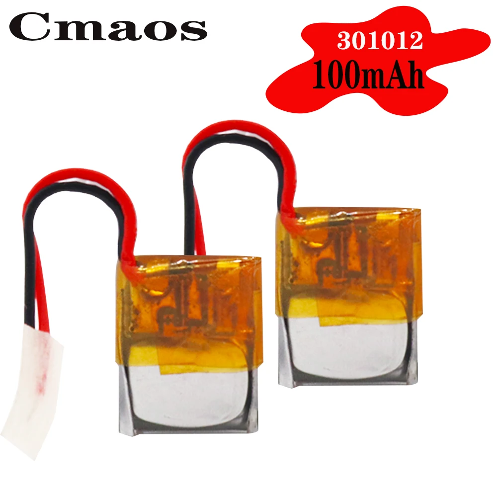 100mAh 3.7V 301012 Lithium Polymer Lipo Rechargeable Battery For GPS MP3 MP4 PAD DVD DIY Bluetooth Headphone Speaker Phone | Электроника