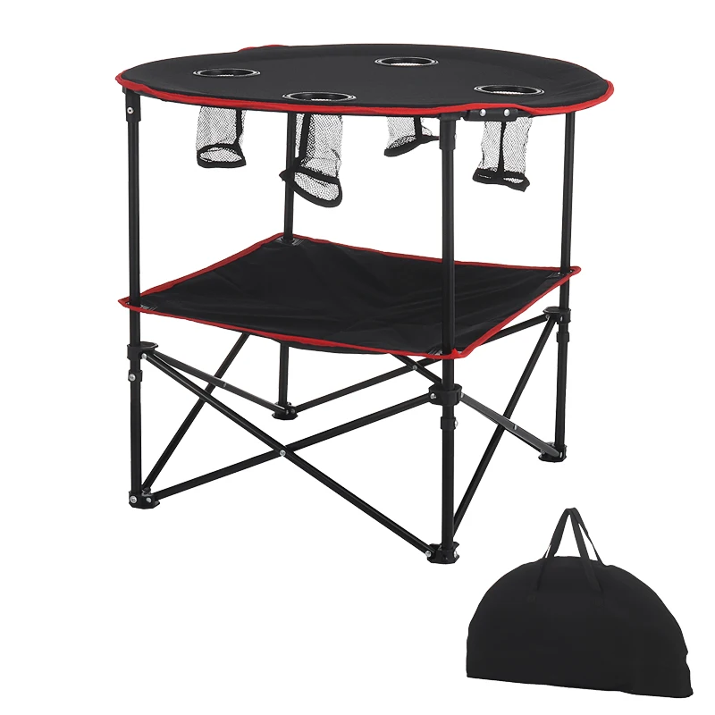 Folding Table with 4 Cup Holders Carry Bag for Travel Camping Beach Backpacking Outdoor Desk
Folding Table with 4 Cup Holders Carry Bag for Travel Camping Beach Backpacking Outdoor Desk
