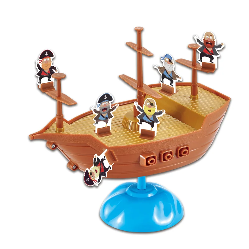 

Новинка, детская Развивающая игрушка «пусковой корабль», Пиратская лодка, настольная игра для смешной игры