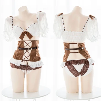 Women Retro Lingerie Set Cowboy Corset Cosplay Lolita Sexy Costume Babydoll Dress Uniform Erotic Lingerie Role Play Maid Cosplay
Women Retro Lingerie Set Cowboy Corset Cosplay Lolita Sexy Costume Babydoll Dress Uniform Erotic Lingerie Role Play Maid Cosplay