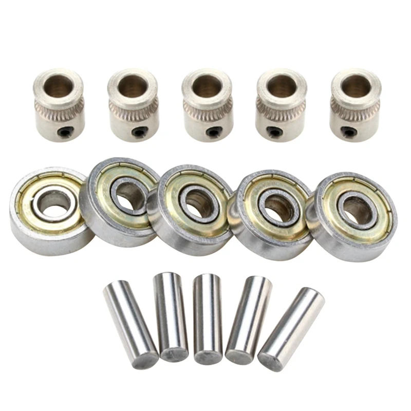 3D Printer Extruder Gears 625ZZ Bearings Shafts Kit for Mk3 MMU2 Ball Bearing Set Prusa I3 MK2.5/MK3 Multi Materials 2.0
3D Printer Extruder Gears 625ZZ Bearings Shafts Kit for Mk3 MMU2 Ball Bearing Set Prusa I3 MK2.5/MK3 Multi Materials 2.0