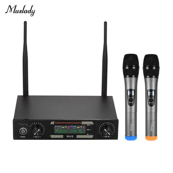 Muslady Wireless Microphones Set with 1 Receiver 2 Handheld Microphone Color Screen for DJ Party Karaoke Business Meeting
Muslady Wireless Microphones Set with 1 Receiver 2 Handheld Microphone Color Screen for DJ Party Karaoke Business Meeting