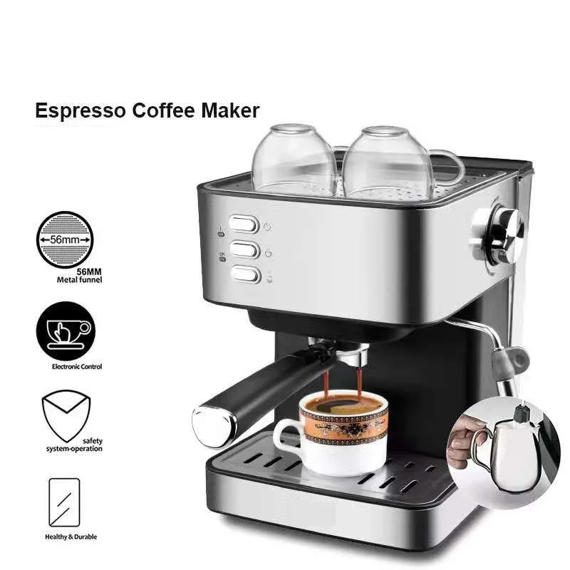 Automatic Coffee Machine Household Small Pump Steam Concentration Italian American Latte Milk Foam
Automatic Coffee Machine Household Small Pump Steam Concentration Italian American Latte Milk Foam