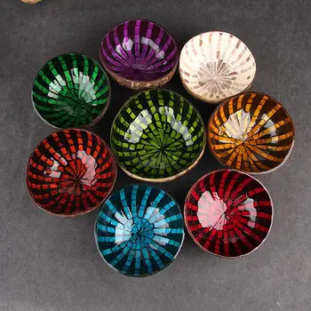 Jewelry Organizer Box Storage Ring Necklace Radial Pattern Coconut Shell Dried Fruit Candy Container Storage Bowl Home Decor 
Jewelry Organizer Box Storage Ring Necklace Radial Pattern Coconut Shell Dried Fruit Candy Container Storage Bowl Home Decor