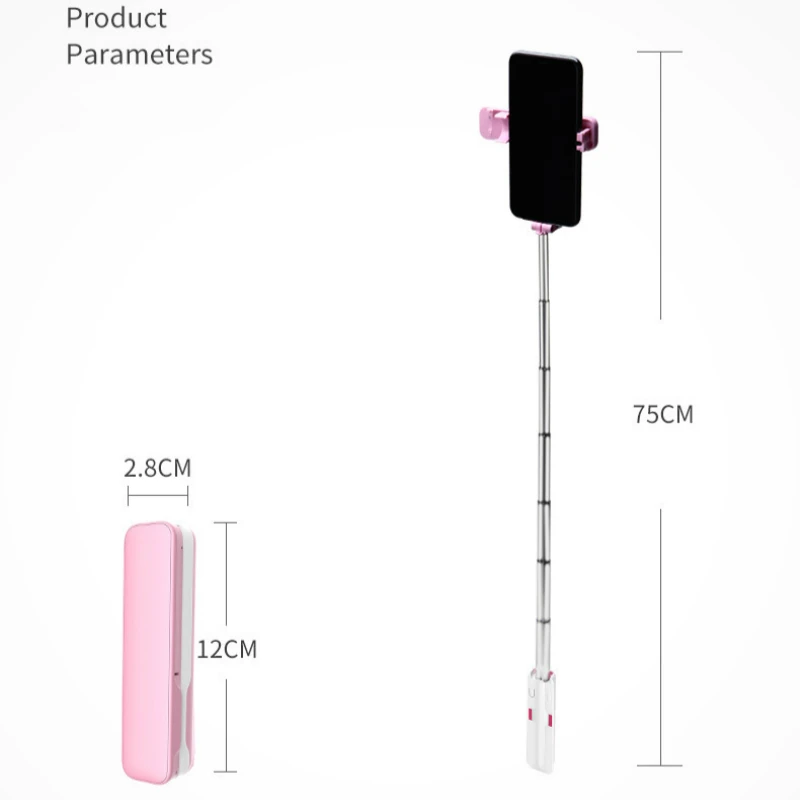 Mini Portable Selfie Stick Bluetooth Wire Control Phone Integrated Applicable Iphone PhotoSelfie Universal Artifact
Mini Portable Selfie Stick Bluetooth Wire Control Phone Integrated Applicable Iphone PhotoSelfie Universal Artifact