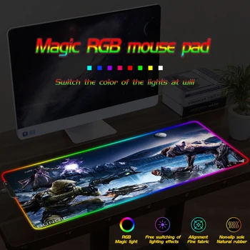 FFFAS Large Gaming Mouse Pad Gamer Mousepad RGB Mouse Pad XXL Computer Mat LED Backlit Mat Mause Carpet Desk Mat for CSGO LOL
FFFAS Large Gaming Mouse Pad Gamer Mousepad RGB Mouse Pad XXL Computer Mat LED Backlit Mat Mause Carpet Desk Mat for CSGO LOL