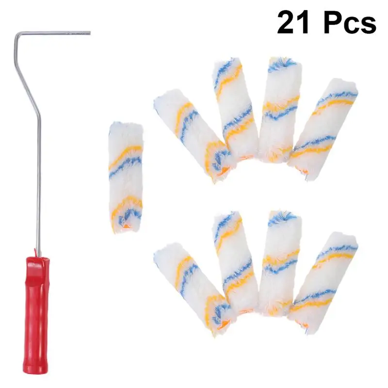 1 Set Brushes Roller And Handle Wall Paint Brushes Roller Practical Wall Paint Rolling 360 Degrees Brush For Home Office Room
1 Set Brushes Roller And Handle Wall Paint Brushes Roller Practical Wall Paint Rolling 360 Degrees Brush For Home Office Room