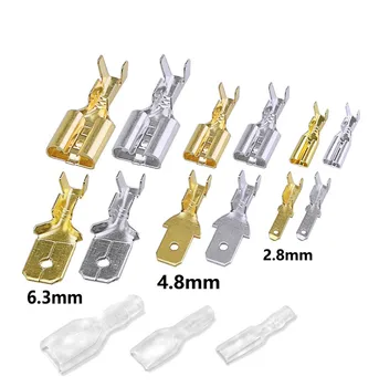 100pcs /25set Female Male Spade Crimp Terminals connector, suitable for 22-16 AWG 0.5mm2-1.5mm2 2.8mm 6.3mm 4.8mm
100pcs /25set Female Male Spade Crimp Terminals connector, suitable for 22-16 AWG 0.5mm2-1.5mm2 2.8mm 6.3mm 4.8mm