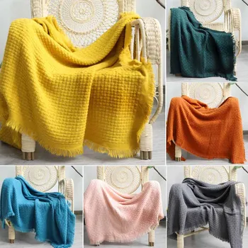 WOSTAR super soft summer blanket solid Color printed Knitting blanket 127x152cm multifunction comfortable travel throw Blanket
WOSTAR super soft summer blanket solid Color printed Knitting blanket 127x152cm multifunction comfortable travel throw Blanket