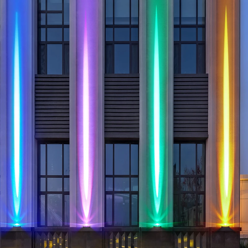 Уличный светодиодный прожектор, водонепроницаемый настенный светильник с узким лучом красного, зеленого, синего цветов, декоративное освещение, IP65 
Уличный светодиодный прожектор, водонепроницаемый настенный светильник с узким лучом красного, зеленого, синего цветов, декоративное освещение, IP65
