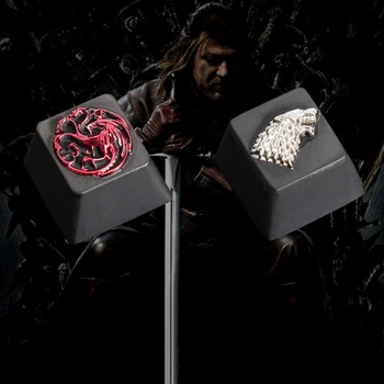 Game of Thrones Zinc-aluminum key cap mechanical keyboard keycaps for personalization, for mechanical keyboard R4 height
Game of Thrones Zinc-aluminum key cap mechanical keyboard keycaps for personalization, for mechanical keyboard R4 height