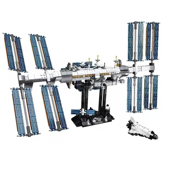 New Ideas Series International Space Station Apollo Saturn V Model Compatible Building Blocks 21321 21309 Children's Toys
New Ideas Series International Space Station Apollo Saturn V Model Compatible Building Blocks 21321 21309 Children's Toys