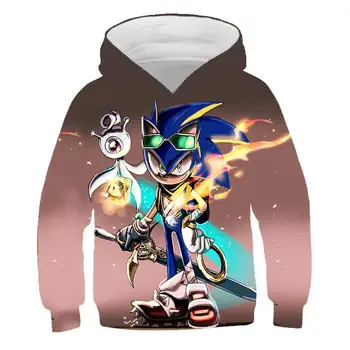 New Children 'S Clothes 3d Sonic Print Children 'S Hoodie Sweatshirt Fashion Comfortable Boys 'Pullover 4 -14t
New Children 'S Clothes 3d Sonic Print Children 'S Hoodie Sweatshirt Fashion Comfortable Boys 'Pullover 4 -14t