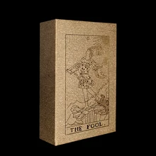 78 Pcs Big Size Tarot High Quality Bronzing Oracle Card Tarot Deck Card with Gudebook Beginner Entertainment Party Game Gift
78 Pcs Big Size Tarot High Quality Bronzing Oracle Card Tarot Deck Card with Gudebook Beginner Entertainment Party Game Gift
