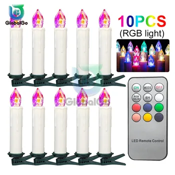 10pcs/Lot Remote Control LED Candle Multicolor Lamp Simulation Color Flame Light Home Wedding Birthday Decoration
10pcs/Lot Remote Control LED Candle Multicolor Lamp Simulation Color Flame Light Home Wedding Birthday Decoration