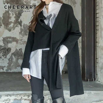 Cheerart Designer Sweater Cardigan Women Asymmetry Pink Knitted Cardigan Open Stitch Coats Female Clothing
Cheerart Designer Sweater Cardigan Women Asymmetry Pink Knitted Cardigan Open Stitch Coats Female Clothing