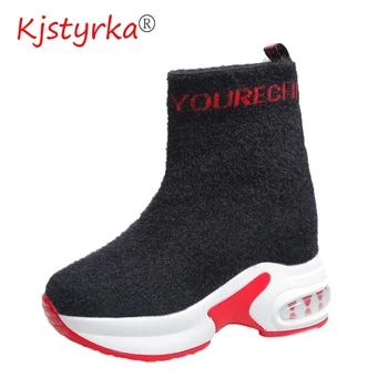 2020 Comfort Thick Bottom Autumn Winter Women Shoes Round Toe Height Increasing heart-shaped Socks Ankle Boots
2020 Comfort Thick Bottom Autumn Winter Women Shoes Round Toe Height Increasing heart-shaped Socks Ankle Boots