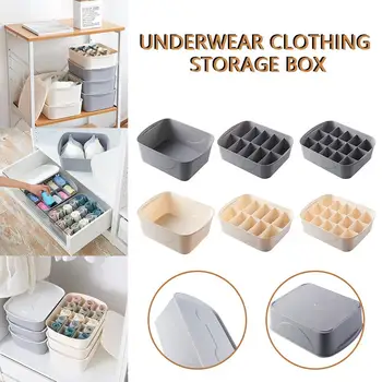 Storage Box Plastic Separate Socks Underwear Panties Storage Box Make Up Desktop Drawer Classification Box Home Accessories
Storage Box Plastic Separate Socks Underwear Panties Storage Box Make Up Desktop Drawer Classification Box Home Accessories