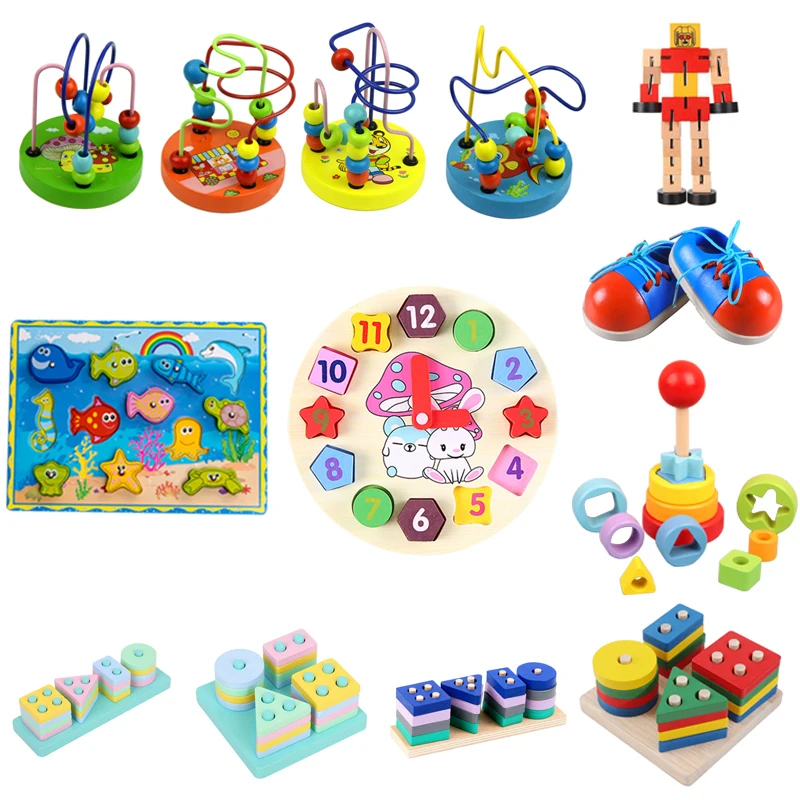 Montessori Wooden Toys Baby Educational Toys Early Learning Circles Bead Kids Birthday Christmas New Year Gift Toy for Children
Montessori Wooden Toys Baby Educational Toys Early Learning Circles Bead Kids Birthday Christmas New Year Gift Toy for Children