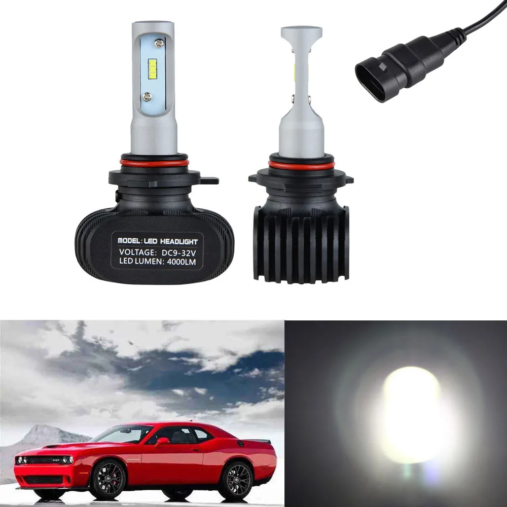 9012 HIR2 LED Headlight For Dodge Challenger 2015-2018 Hi/Low Beam 6500K Bulbs Kit
9012 HIR2 LED Headlight For Dodge Challenger 2015-2018 Hi/Low Beam 6500K Bulbs Kit