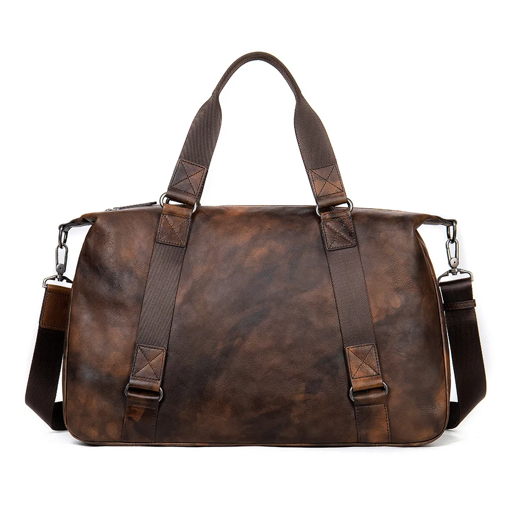 Classic Genuine Leather Travel Bags Large Capacity Men Women Shoulder Bags Business Real Cow Leather Handbag Luggage Duffle Tote
Classic Genuine Leather Travel Bags Large Capacity Men Women Shoulder Bags Business Real Cow Leather Handbag Luggage Duffle Tote