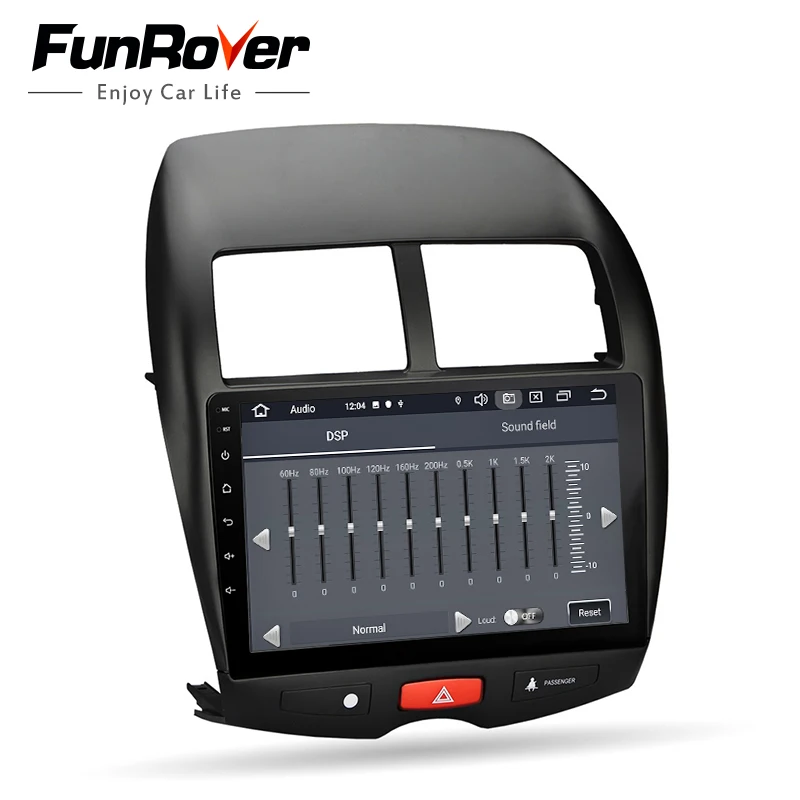 Funrover 10.1" Android 9.0 для CITROEN C4 2010 2014 2015 Mitsubishi ASX gps 2 Din Автомобильный Радио Аудио плеер