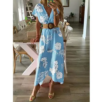 Women Boho Floral Maxi Dresses Ladies Holiday Summer Beach Long Sundress
Women Boho Floral Maxi Dresses Ladies Holiday Summer Beach Long Sundress
