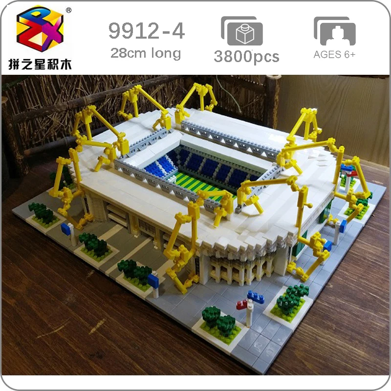 BS World Architecture Signal Iduna Park Stadium Borussia Dortmund Football Club 3D Model Building Small Blocks Toy for Boys Gift
BS World Architecture Signal Iduna Park Stadium Borussia Dortmund Football Club 3D Model Building Small Blocks Toy for Boys Gift
