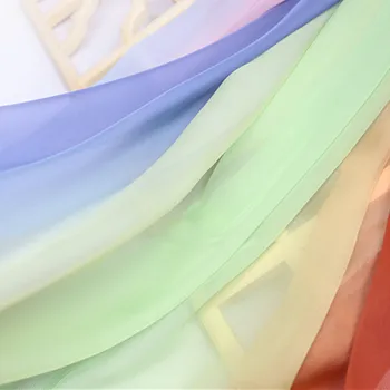 Soft Rainbow Tulle Fabric Gradient Flowing Silk-like Chiffon Fabric For Dress Skirt Pastel Netting Fabric 150cm Wide By 1 Yard
Soft Rainbow Tulle Fabric Gradient Flowing Silk-like Chiffon Fabric For Dress Skirt Pastel Netting Fabric 150cm Wide By 1 Yard