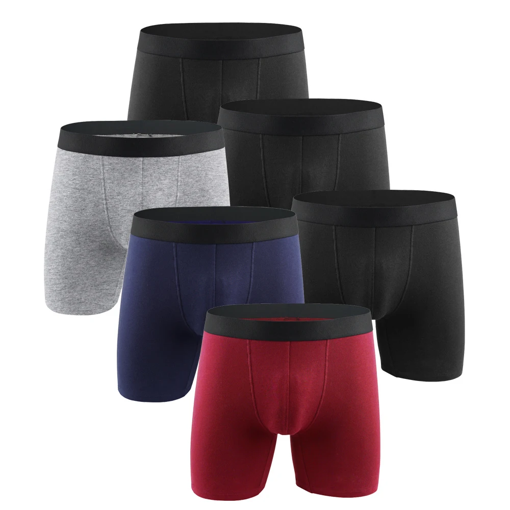 6pcs/lot Underpants Male Long Underwear Boxers Cotton Loose Under Wear Plus Size boxer homme Underwear Boxershorts Men Shorts
6pcs/lot Underpants Male Long Underwear Boxers Cotton Loose Under Wear Plus Size boxer homme Underwear Boxershorts Men Shorts