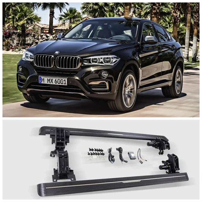 

For BMW X6 F16 X6M F86 2015 2016 2017 2018 2019 Electric Automatic Running Boards Side Step Bar High Quality Motor Pedals