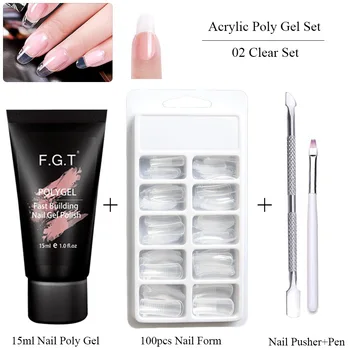 1Set Nail Gel Kits for Manicure Clear Crystal Jelly Hard Gel Quick Builder Acrylic Gel Nail Extension Nail Art
1Set Nail Gel Kits for Manicure Clear Crystal Jelly Hard Gel Quick Builder Acrylic Gel Nail Extension Nail Art