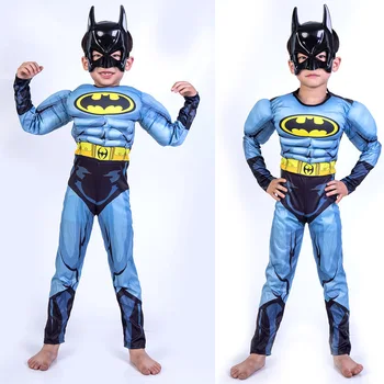 Muscle Batman Costumes,Superman Batman Movie Classic costume halloween for KIds Boys Justice league infantile superhero Clothes
Muscle Batman Costumes,Superman Batman Movie Classic costume halloween for KIds Boys Justice league infantile superhero Clothes