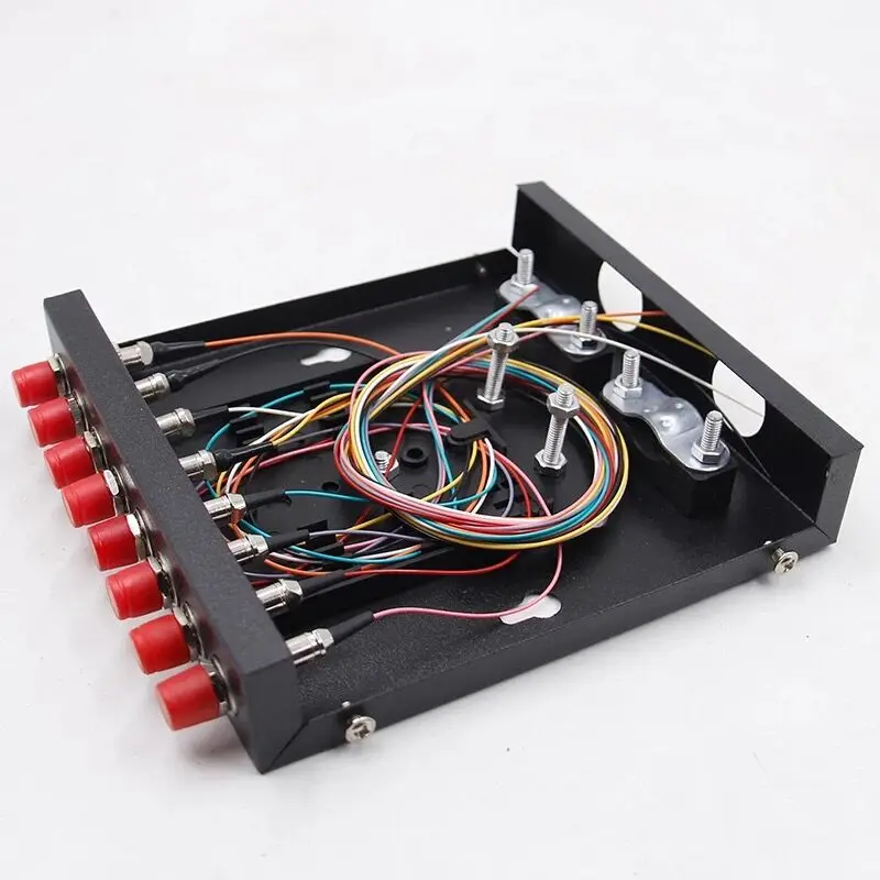 Fiber optic terminal box 8 core Desktop type FC /UPC with adapter pigtail 8 Ports Fiber optical Patch Panel
Fiber optic terminal box 8 core Desktop type FC /UPC with adapter pigtail 8 Ports Fiber optical Patch Panel