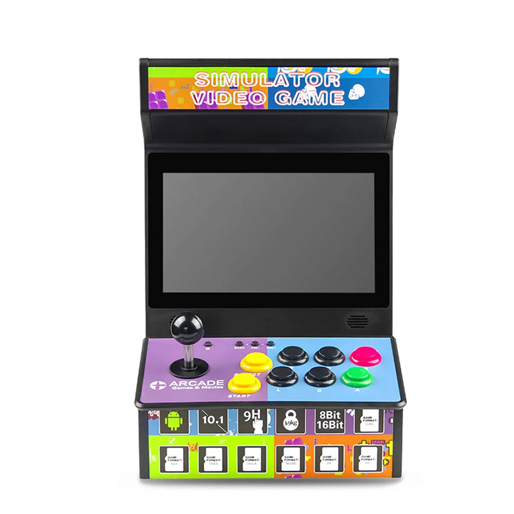 10.1 inch LCD Mini Game Arcade Video Rocker Arcade Portable Classic Game Console Compatible with Multi-Platform Support TF card 
10.1 inch LCD Mini Game Arcade Video Rocker Arcade Portable Classic Game Console Compatible with Multi-Platform Support TF card