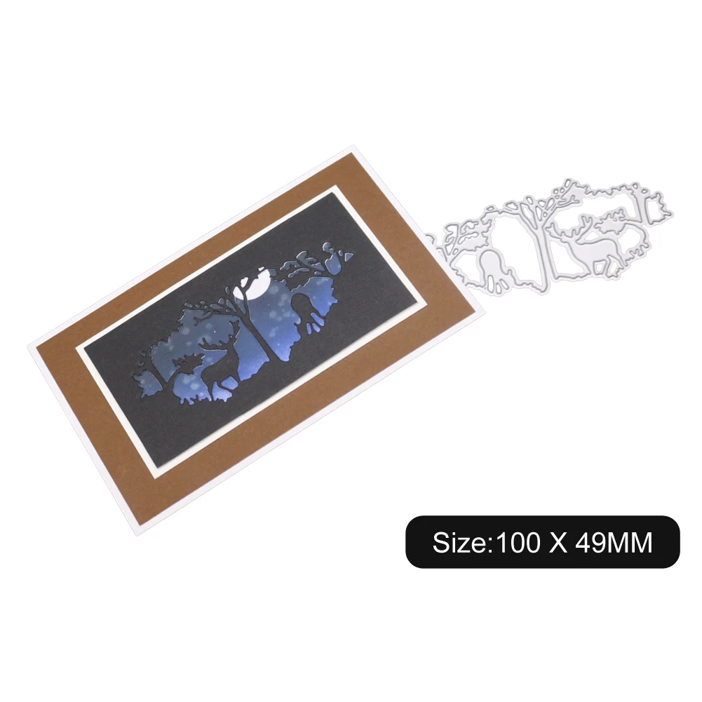 Cutting Dies Forest Deer Water Sunset Metal Stencil For Cards Making Decorative Papers Christmas Cutting Metal Cutting Dies Baby
Cutting Dies Forest Deer Water Sunset Metal Stencil For Cards Making Decorative Papers Christmas Cutting Metal Cutting Dies Baby